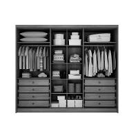 Guarda Roupa Casal 6 Portas E 8 Gavetas Robust/livorno Plus Cumaru/fendi 25 - Novo Horizonte - 5