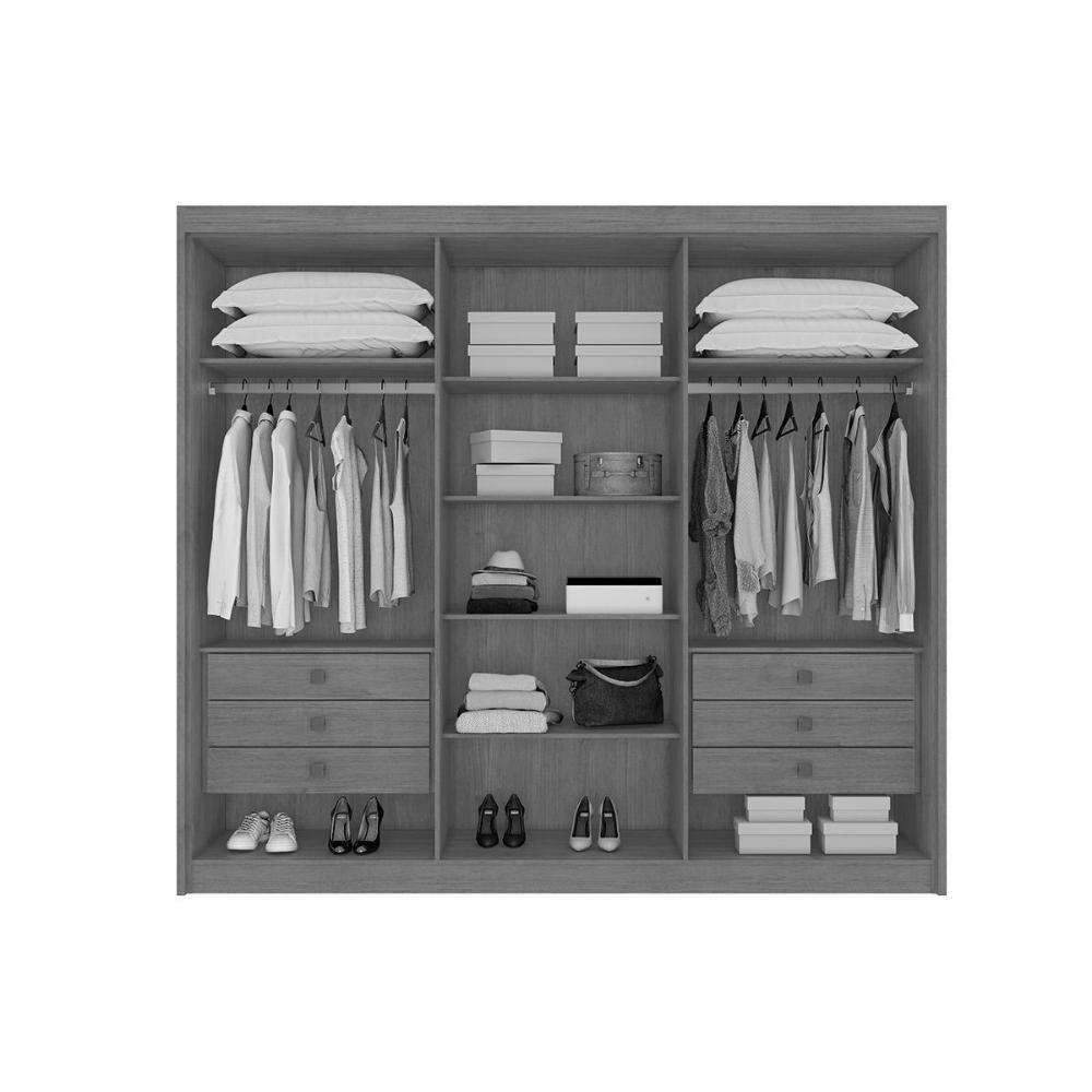 Guarda Roupa Casal 6 Portas E 6 Gavetas Santiago Cinamomo - Conquista - 5