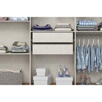 Guarda Roupa Solteiro 3 Portas De Correr (1 C/ Espelho) E 2 Gavetas C/ Pés Briz B376 Nature/preto - Henn - 8