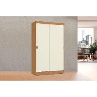 Guarda Roupa Solteiro 2 Portas De Correr E 2 Gavetas R588 Canela/off White - Kappesberg - 1