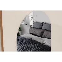 Guarda Roupa Solteiro 2 Portas De Correr (1 C/ Espelho) E 3 Gavetas C/ Pés Talles Nature/off White - Henn - 6