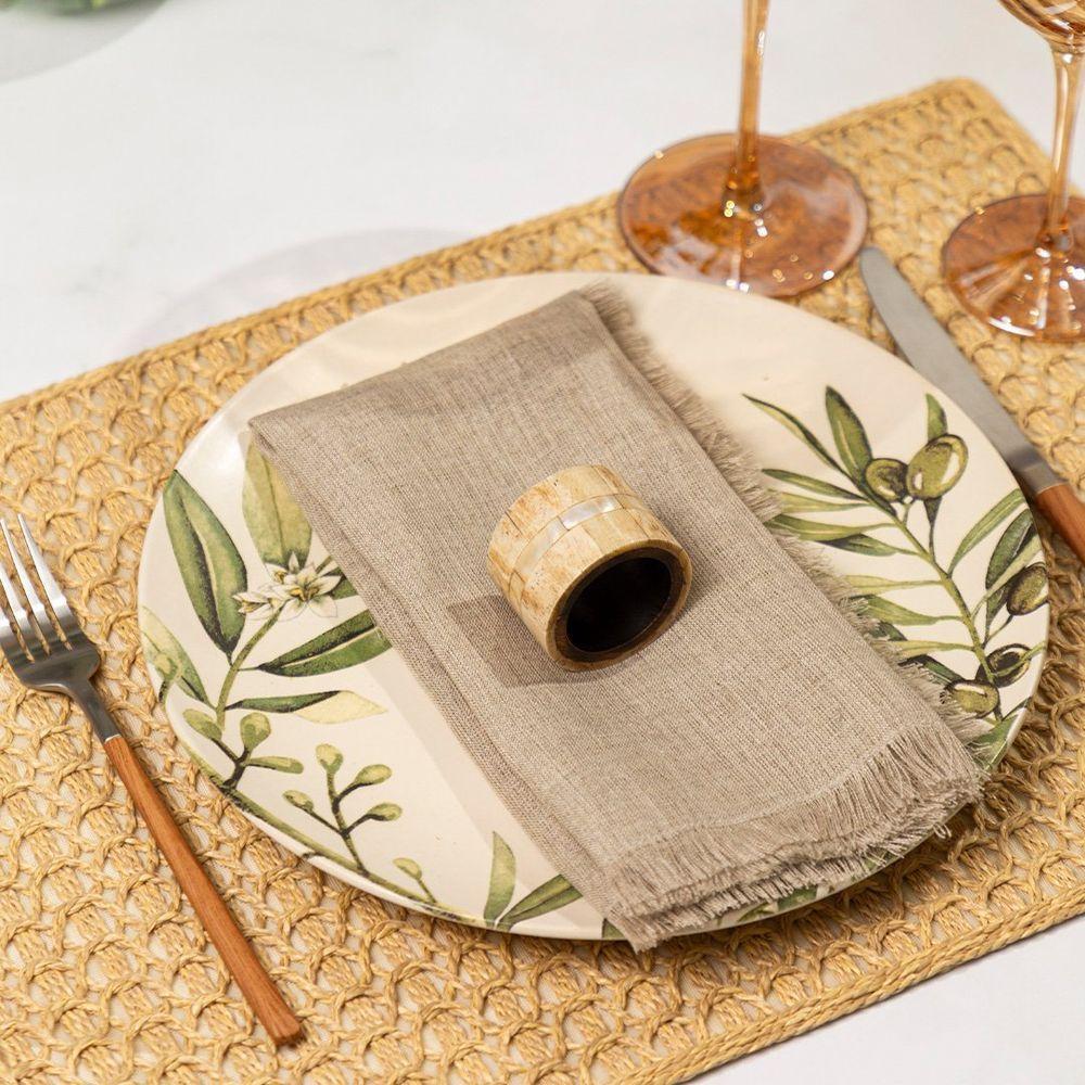 Guardanapo Copa E Cia Avulso Aisha- 100% Linho Natural - 3