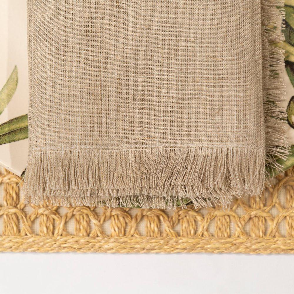 Guardanapo Copa E Cia Avulso Aisha- 100% Linho Natural - 4