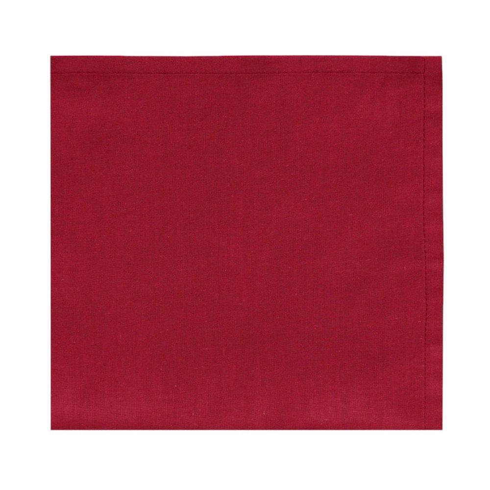 Guardanapo Copa E Cia 4 Peças Home 45x45cm Liso Vermelho - 1