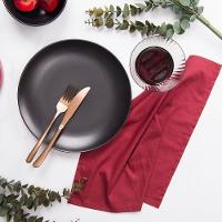 Guardanapo Copa E Cia 4 Peças Home 45x45cm Liso Vermelho - 2