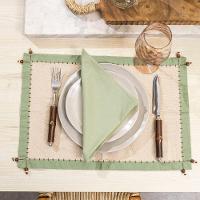 Guardanapo Copa E Cia 4 Peças Home 45x45cm Liso Sálvia - 4