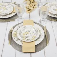 Guardanapo Copa E Cia 4 Peças Home 45x45cm Liso Sunshine - 2