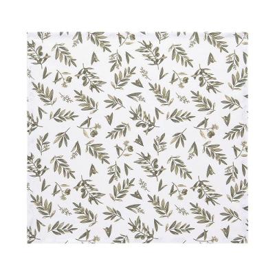 Guardanapo Copa E Cia 4 Peças Home 45x45cm Estampado Azeitonas