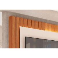 Home P/ Tv Até 70 Pol Fox 2.0 C/ Pés 200x191cm Freijo/off White - Caemmun - 7