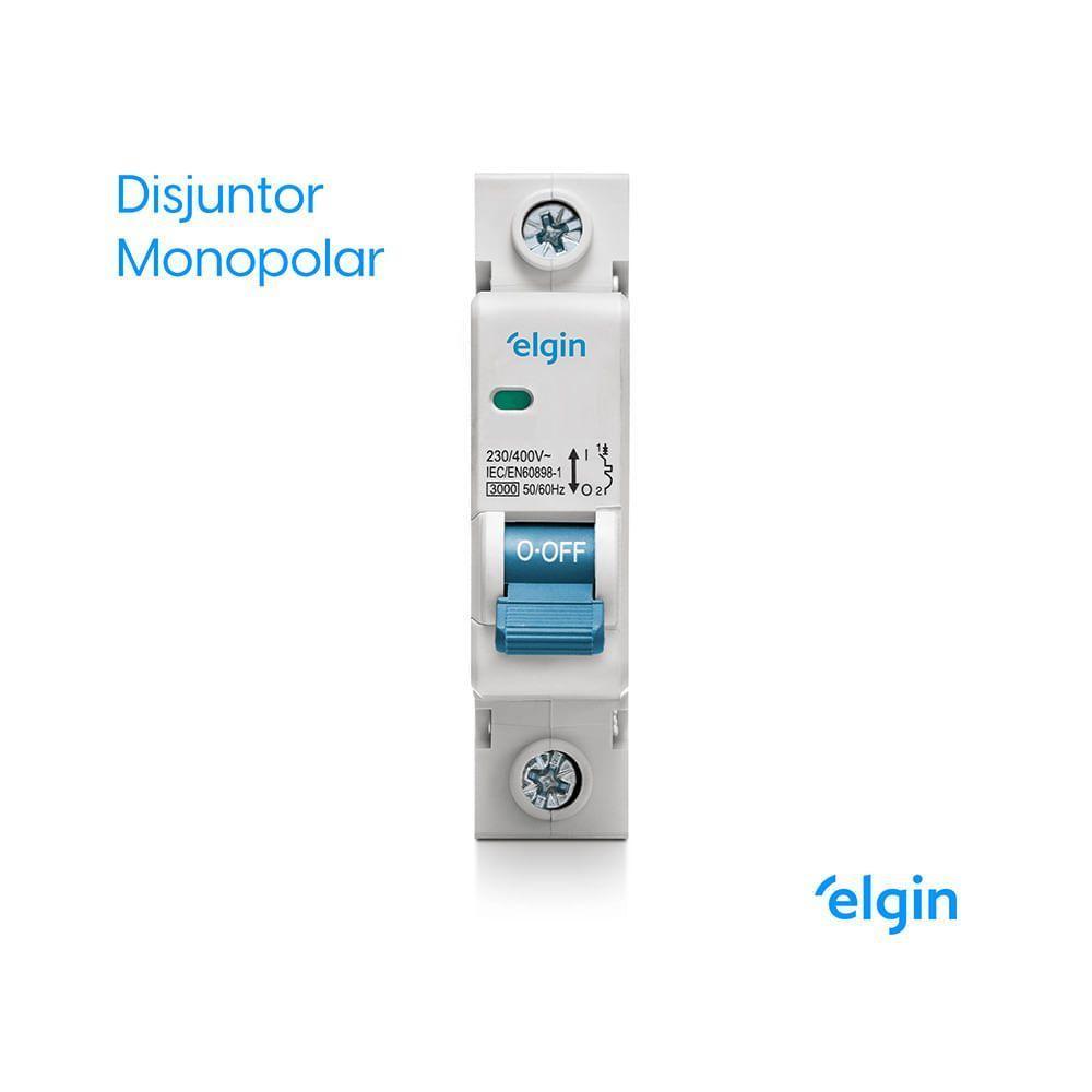 Mini Disjuntor Monopolar Curva C MCB 3KA 1 Polo 32A Bivolt - 2