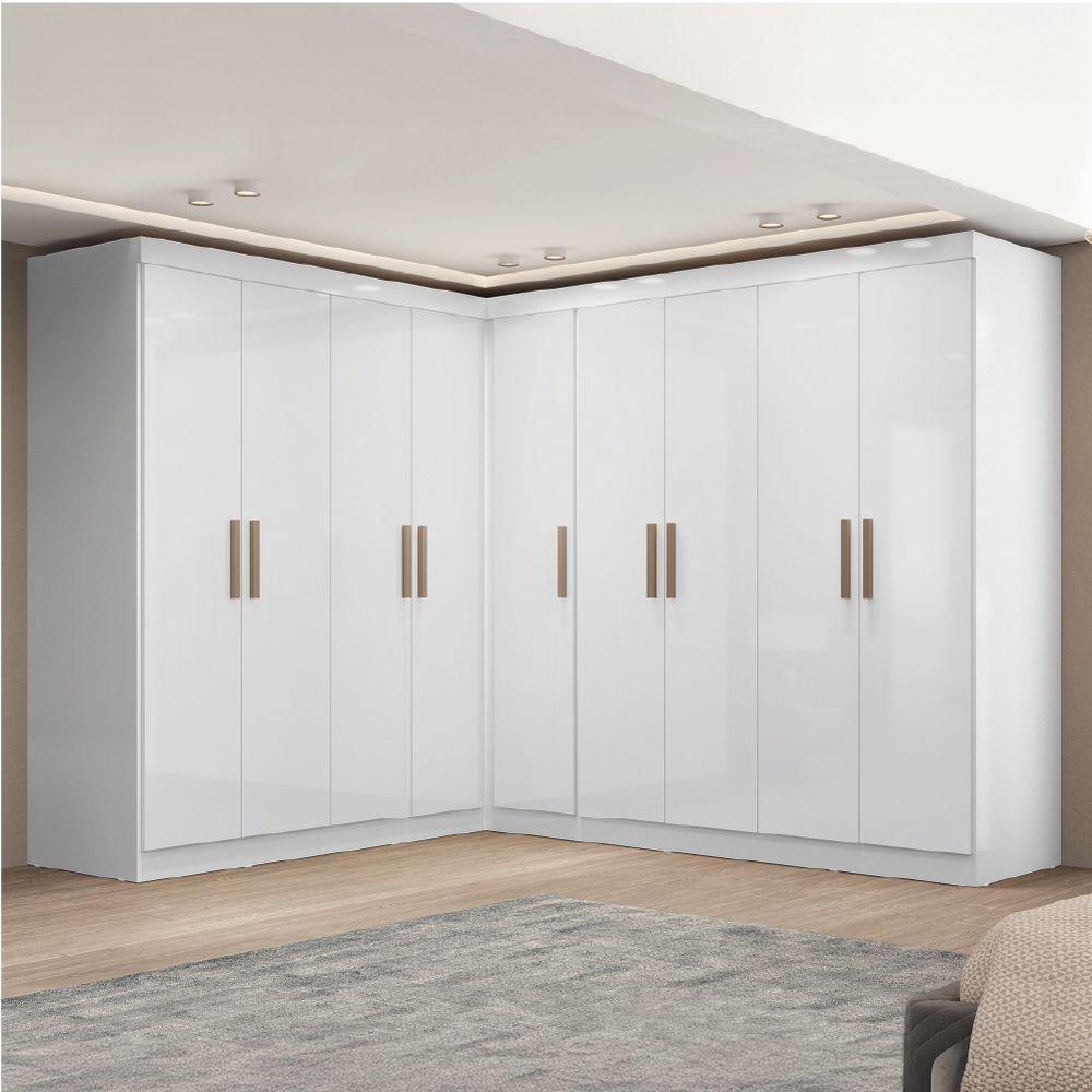 Quarto Modulado De Canto Madrid Com 9 Portas Maxel - 1