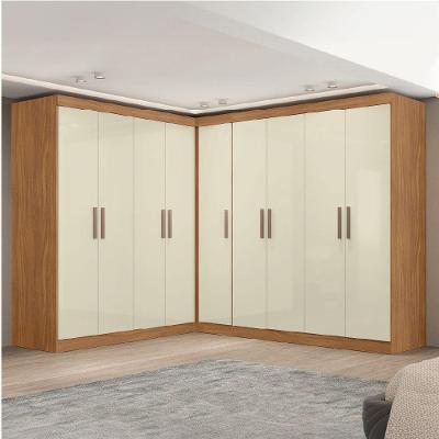 Quarto Modulado De Canto Madrid Com 9 Portas Maxel
