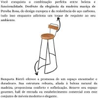 Kit 3 Banquetas Alta Com Encosto Para Aérea Gourmet York