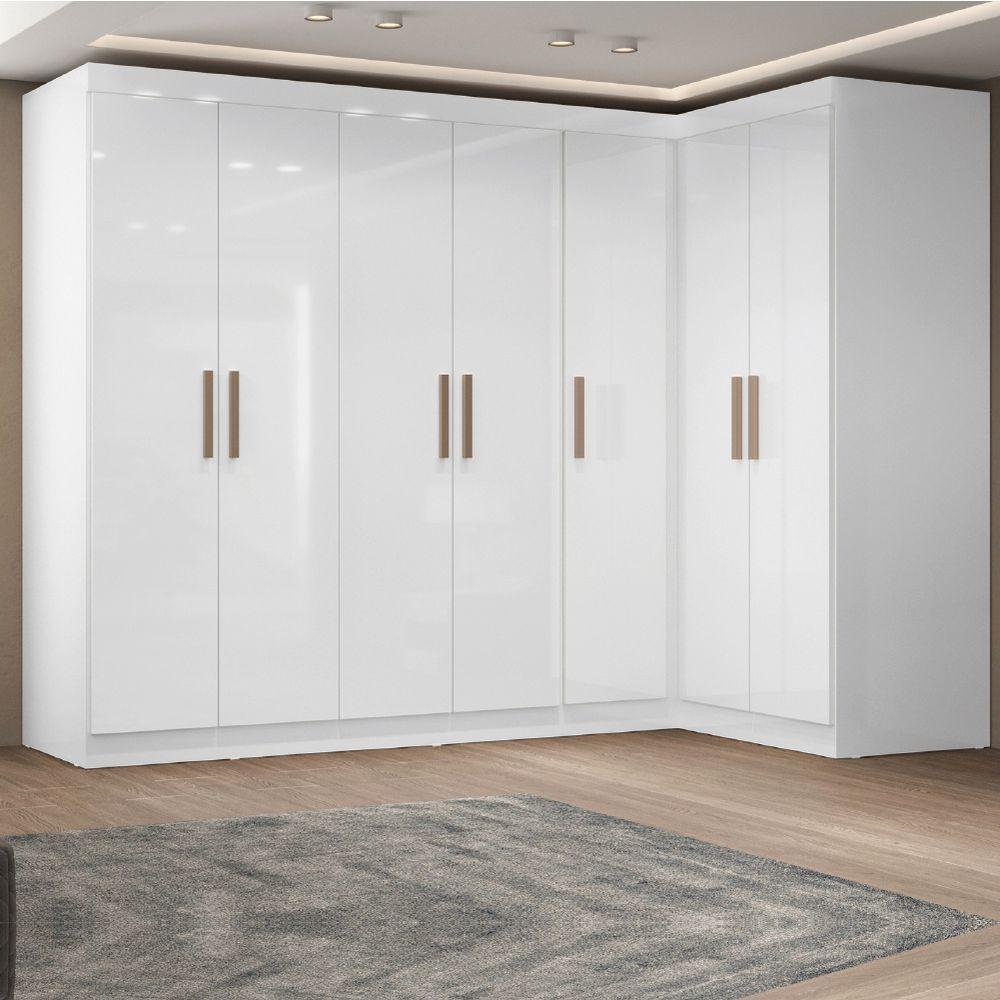 Quarto Modulado De Canto Madrid Com 7 Portas Maxel - 1