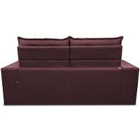 Sofá Retrátil E Reclinável 2,30m Essence. Velusoft Cama Inbox Vinho - 6