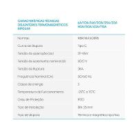 Mini Disjuntor Bipolar Curva C MCB 3KA 2 Polos 6A Bivolt