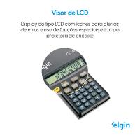 Calculadora Científica CC56 56 Funções 10 Dígitos Cálculos Estatísticos E Exponenciais - 5