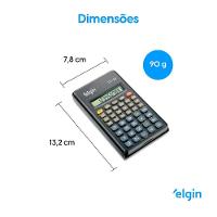 Calculadora Científica CC56 56 Funções 10 Dígitos Cálculos Estatísticos E Exponenciais - 6