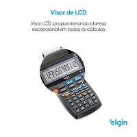 Calculadora Com Impressão Monocromática 5111 12 Dígitos Visor LCD - 3