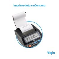 Calculadora Com Impressão Monocromática 5111 12 Dígitos Visor LCD