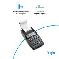 Calculadora Com Impressão Monocromática 5111 12 Dígitos Visor LCD - 5