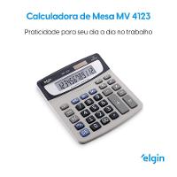 Calculadora De Mesa 4123 12 Dígitos Raíz Quadrada LCD - 2