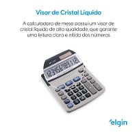 Calculadora De Mesa 4123 12 Dígitos Raíz Quadrada LCD