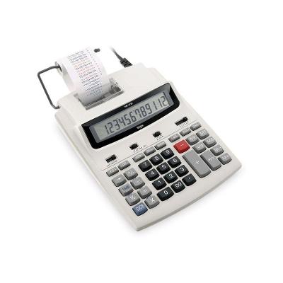 Calculadora De Mesa Bicolor 6125 12 Dígitos Função Correção Visor LCD