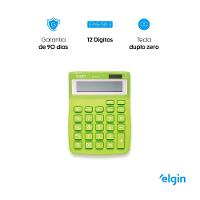 Calculadora De Mesa 4126 Verde 12 Dígitos Função Correção GPM Erase - 6