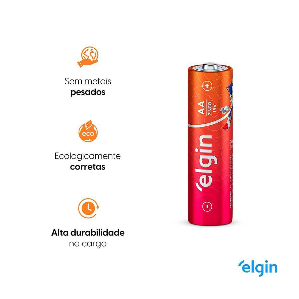 Pilha De Zinco AA Comum Caixa Com 40 Unidades - 4