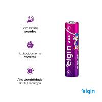 Pilha Recarregável AAA Palito 900mah Blister Com 2 Unidades - 5