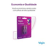 Pilha Recarregável AAA Palito 900mah Blister Com 2 Unidades - 6