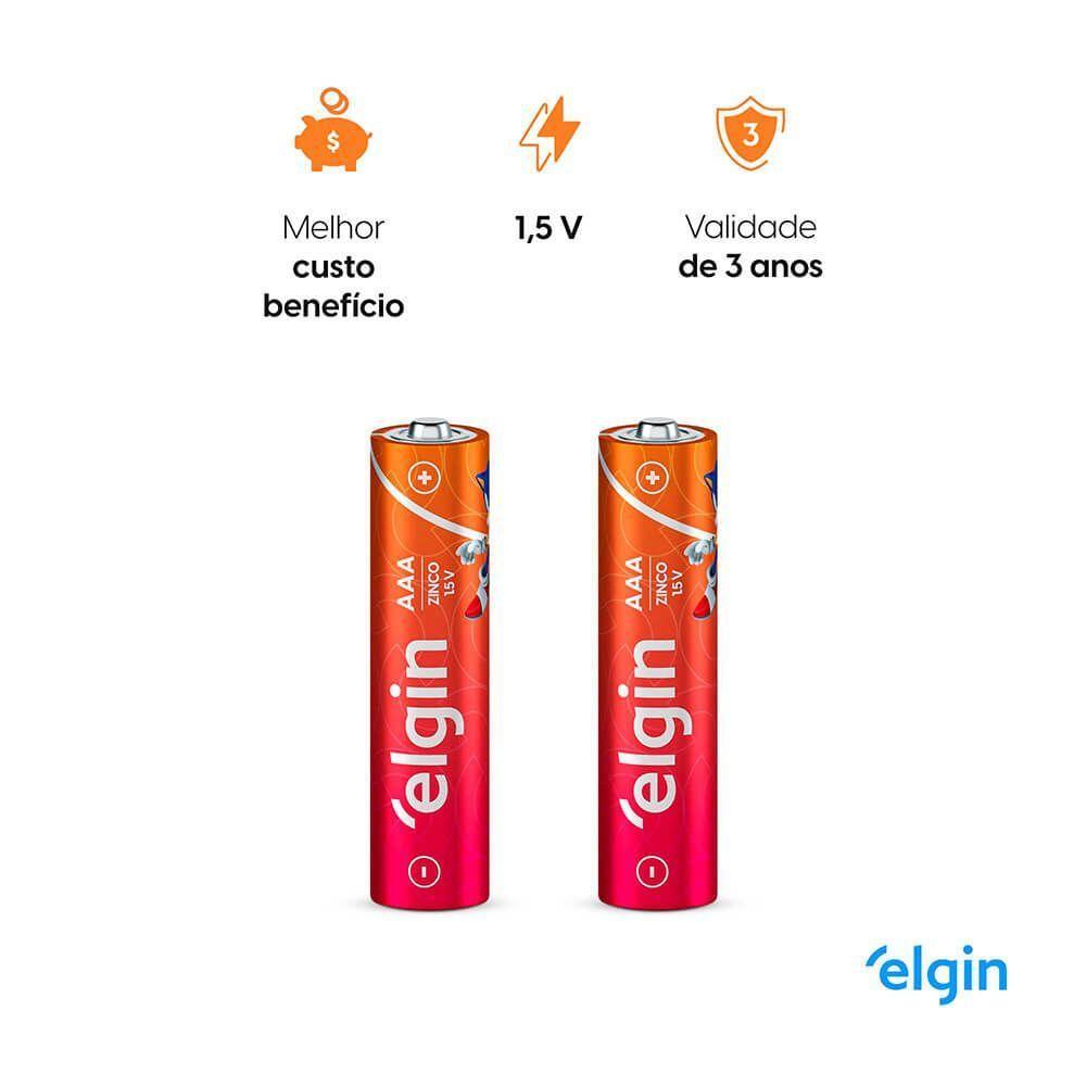 Pilha De Zinco AAA Palito Caixa Com 40 Unidades - 4