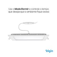 Luminária De Embutir Quadrada Smart 18W Compatível Com Alexa E Google Home Bivolt - 6