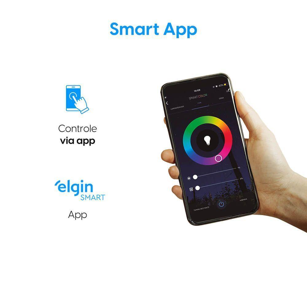 Lâmpada Smart Led A60 10W Compatível Com Alexa E Google Home Bivolt - 6