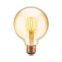 Lâmpada De Filamento Led G95 4W 2.200K Âmbar Bivolt - 1