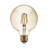 Lâmpada De Filamento Led G95 4W 2.200K Âmbar Bivolt - 2