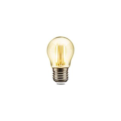 Lâmpada De Filamento Led G45 2W 2.200K Âmbar Bivolt