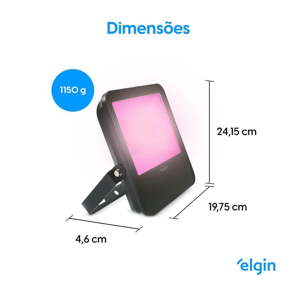 Refletor Smart Led 50W Compatível Com Alexa E Google Home Bivolt - 3