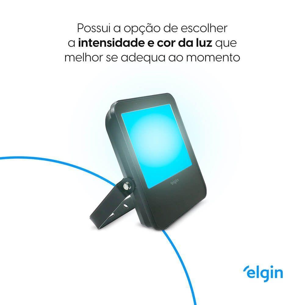 Refletor Smart Led 50W Compatível Com Alexa E Google Home Bivolt - 5