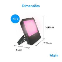 Refletor Smart Led 50W Compatível Com Alexa E Google Home Bivolt - 3