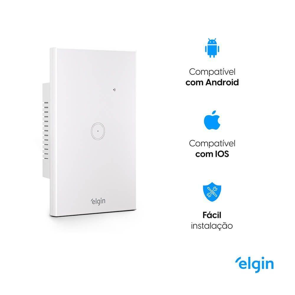 Interruptor Touch Smart 1 Botão Compatível Com Alexa E Google Home - 5