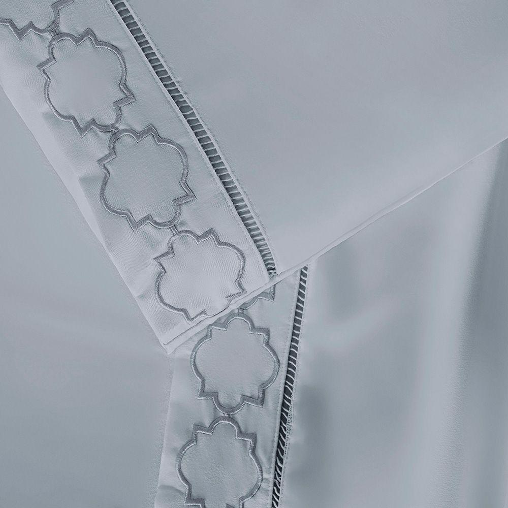 Jogo Cama Lençol Santoro Queen Micropercal 300 Fios 4 Peças - Cinza - 3