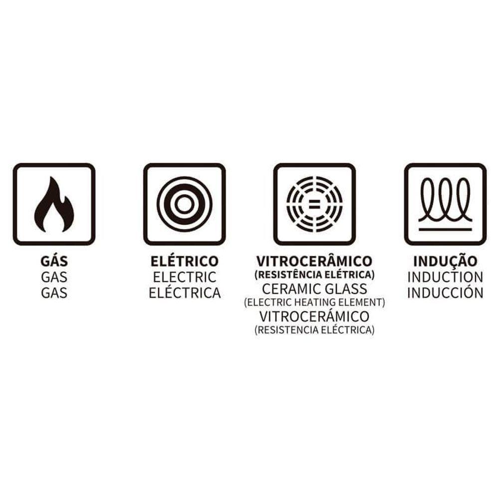 Caçarola Tramontina Lyon Em Alumínio Com Revestimento Starflon Preto 26cm - 3