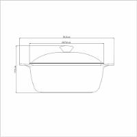 Caçarola Tramontina Lyon Em Alumínio Com Revestimento Starflon Preto 26cm - 4