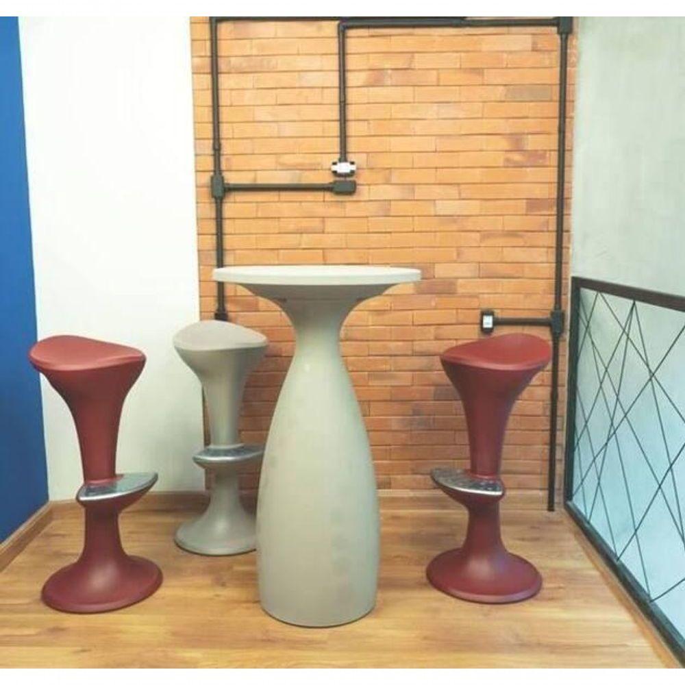 Mesa Tramontina Flut Alta Concreto - 2