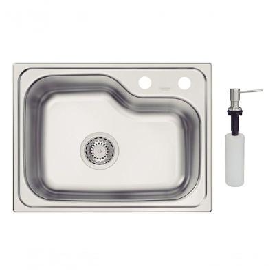 Cuba Tramontina Morgana Compact 48 Fx Undermount Em Inox Com Dosador De Sabão