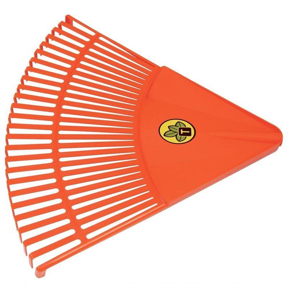 Vassoura Plástica Tramontina Laranja Com 26 Dentes Sem Cabo - 1