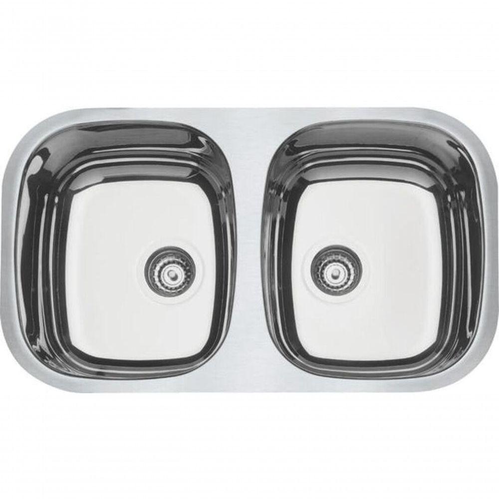 Cuba De Embutir Tramontina Isis 2c 34 Bl Em Inox Alto Brilho Com Escape 77x45cm - 1