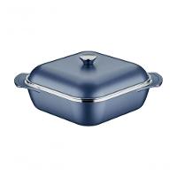Caçarola Quadrada Tramontina Lyon Em Alumínio Com Revestimento Azul Elementar 28cm - 1